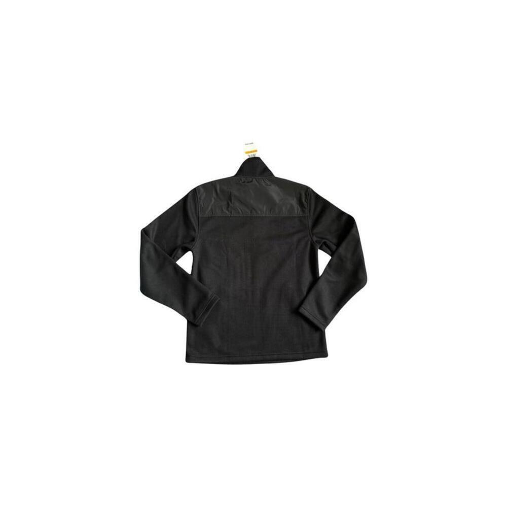 Mens Spyder  Collared Pullover Black Size Small Front Pocket Logo NWT - Picture 2 of 5